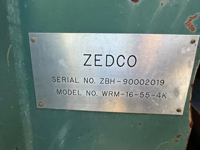 Used ZEDCO WRM-16-55-4K Post Forming Machines Oregon US | Heavy Wall Consulting #1557985
