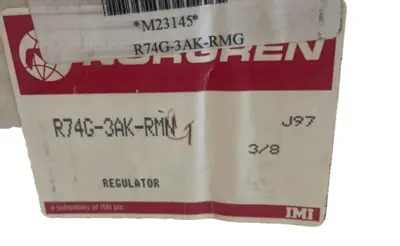 NEW NORGREN R74G-3AK-RMN PRESSURE REGULATOR R74G3AKRMN