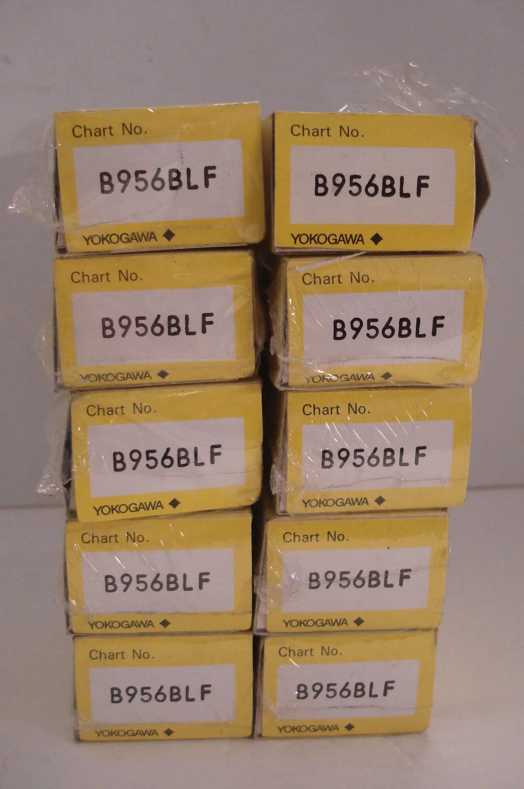 LOT OF 10 YOKOGAWA B956BLF CHART PAPER