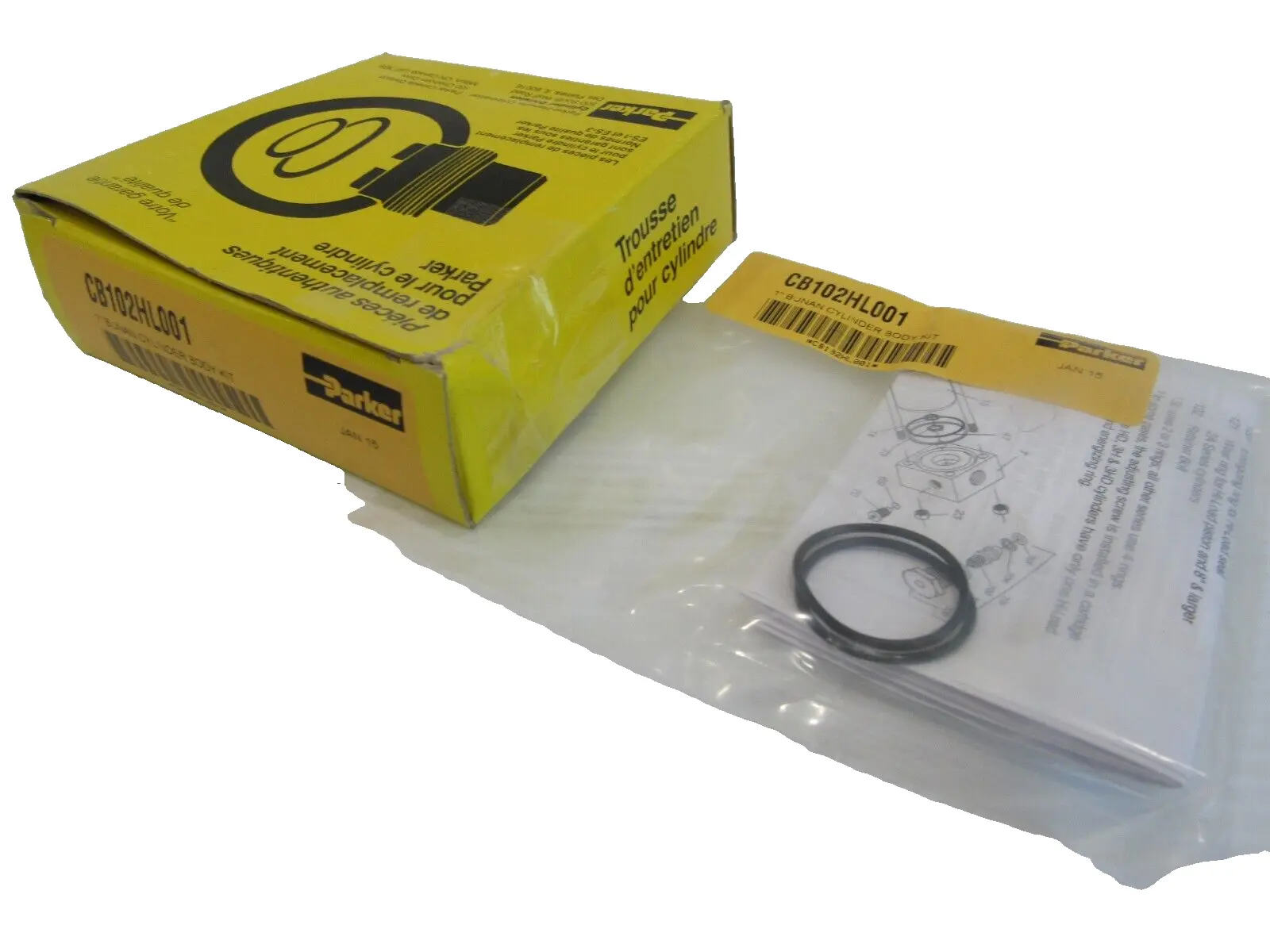 NEW PARKER CB102HL001 1" BUNYAN CYLINDER BODY KIT