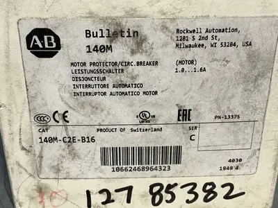 Used ALLENBRADLEY 140MC2EB16 Misc Electrical & Power Parts Ohio US | HGR 24 #1545314
