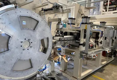 JOA TRADITIONAL BABY DIAPER LINE COMPLETE DRIVE UPGRADE AND REBUILD WITH ABB COMPONENTS IN 2024