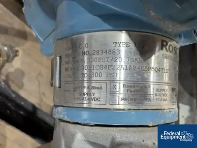 USED Lobeline Lobeline Rotary Lobe Pump, S/S, Model AR60-4