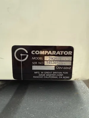 GAGEMASTER 29GMX PLUS COMPARATORS | Turner's Machinery (3)