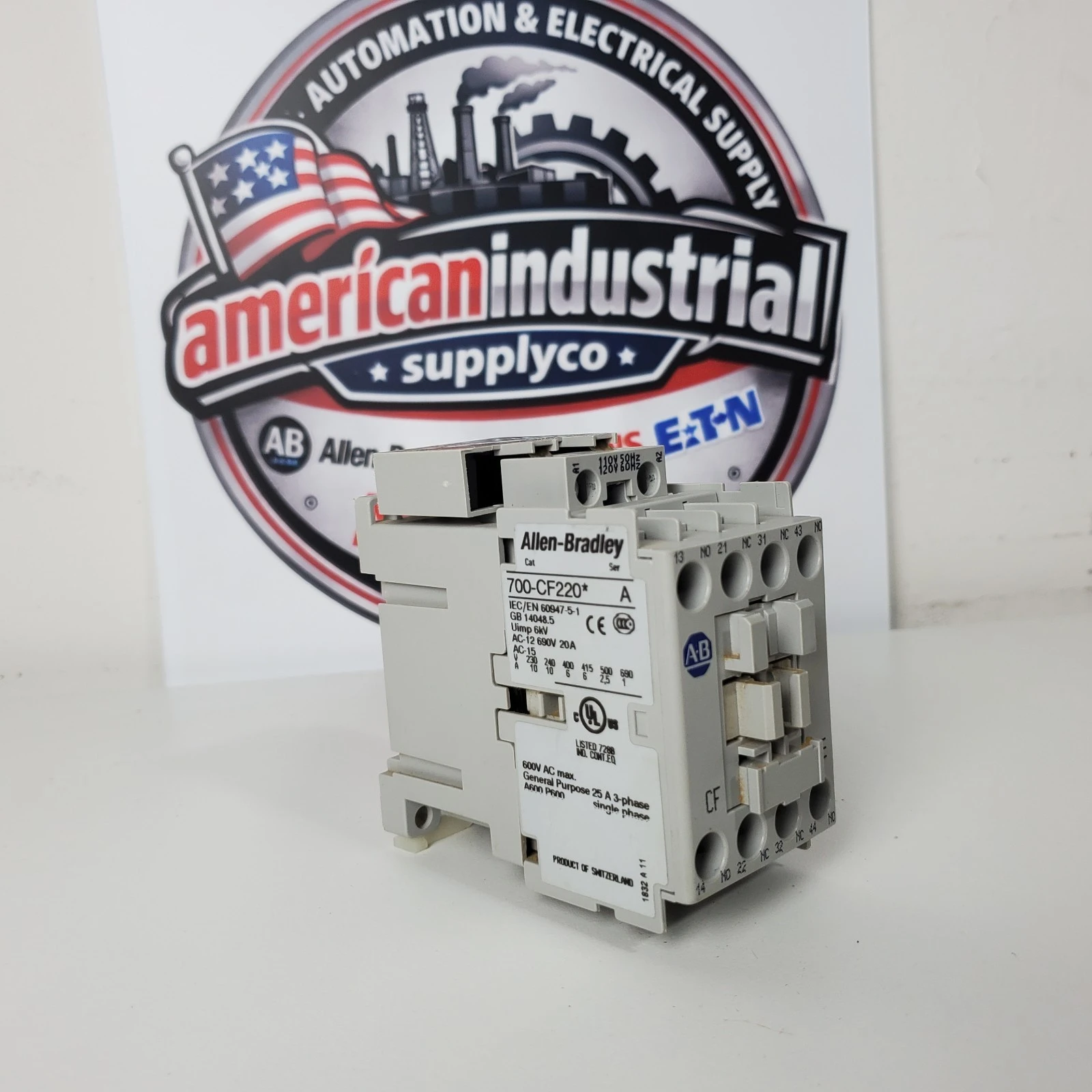 Used Allen-Bradley IEC/EN 60947-5-1 PLC Contactors California US | American Industrial Supply Co. #1377155