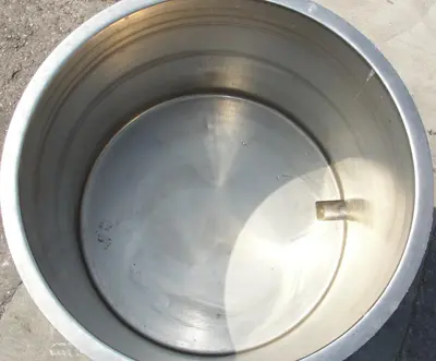 SPC6801  Mixer and Blender 100 gallon Ross change can Stainless Steel 39.25" inside diameter 27.5" inside height