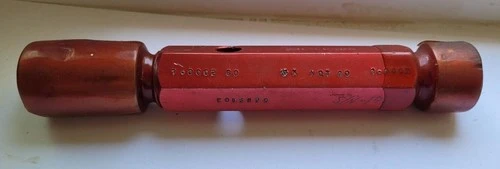 GO & NO GO Thread Plug Gage GO P.D. 1.0002 & NOGO P.D. 1.0007