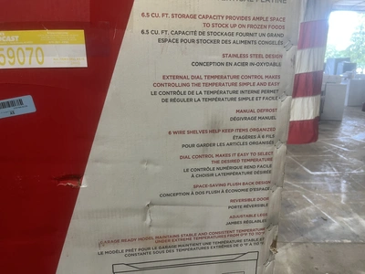Used FRIGIDAIRE UPRIGHT FREEZER Residential Appliances Michigan US | Miedema Asset Management Group #1413795