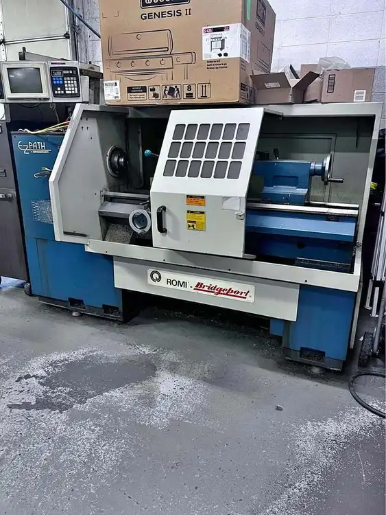 Used 1996 BRIDGEPORT ROMI EZ PATH Engine Lathes Illinois US | Asset Exchange Corporation #1307543