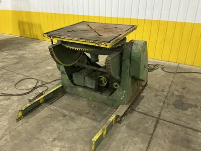 16,000 LBS X 40" X 40" RANSOME SIZE 4 TILTING ROTARY WELDING POSITIONER: YOBRO #25142