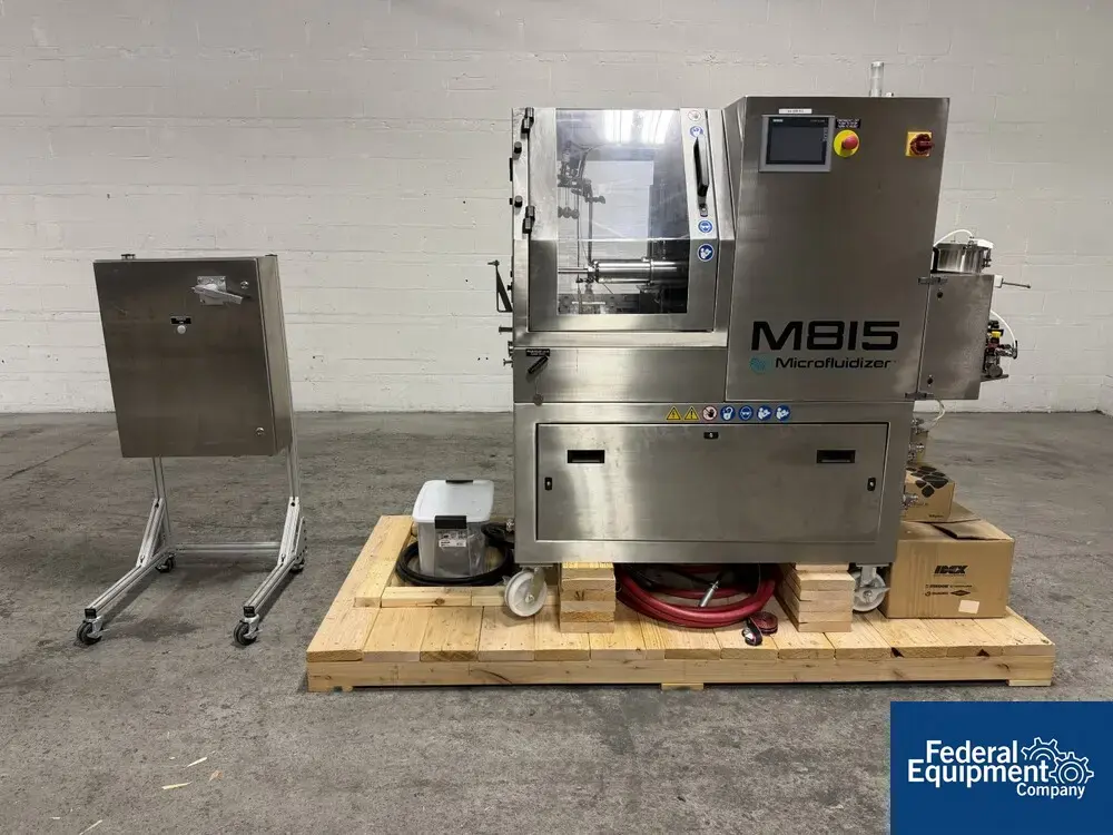 Used Microfluidics Microfluidics Microfluidizer, Model M815 Homogenizers Ohio US | Federal Equipment Company #1338419