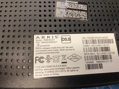 ARRIS Touchstone TM804 Telephony Modem 9 (no battery)