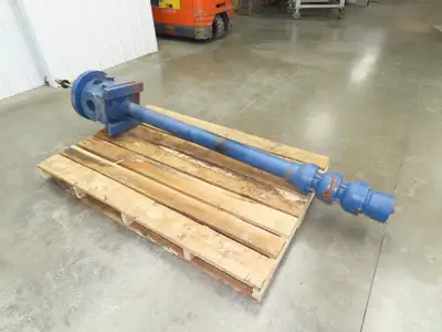 Vertical Turbine Pump 3-Stage 76"L Immersion 92"OAL  (Rebuilt)