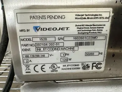 USED VIDEOJET 1520