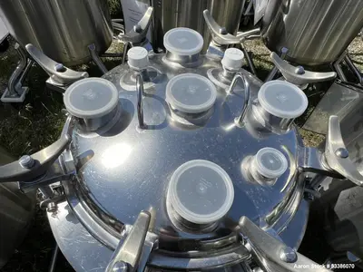 Used Jacketed Stainless Steel Tank with 8-10” Discharge Height