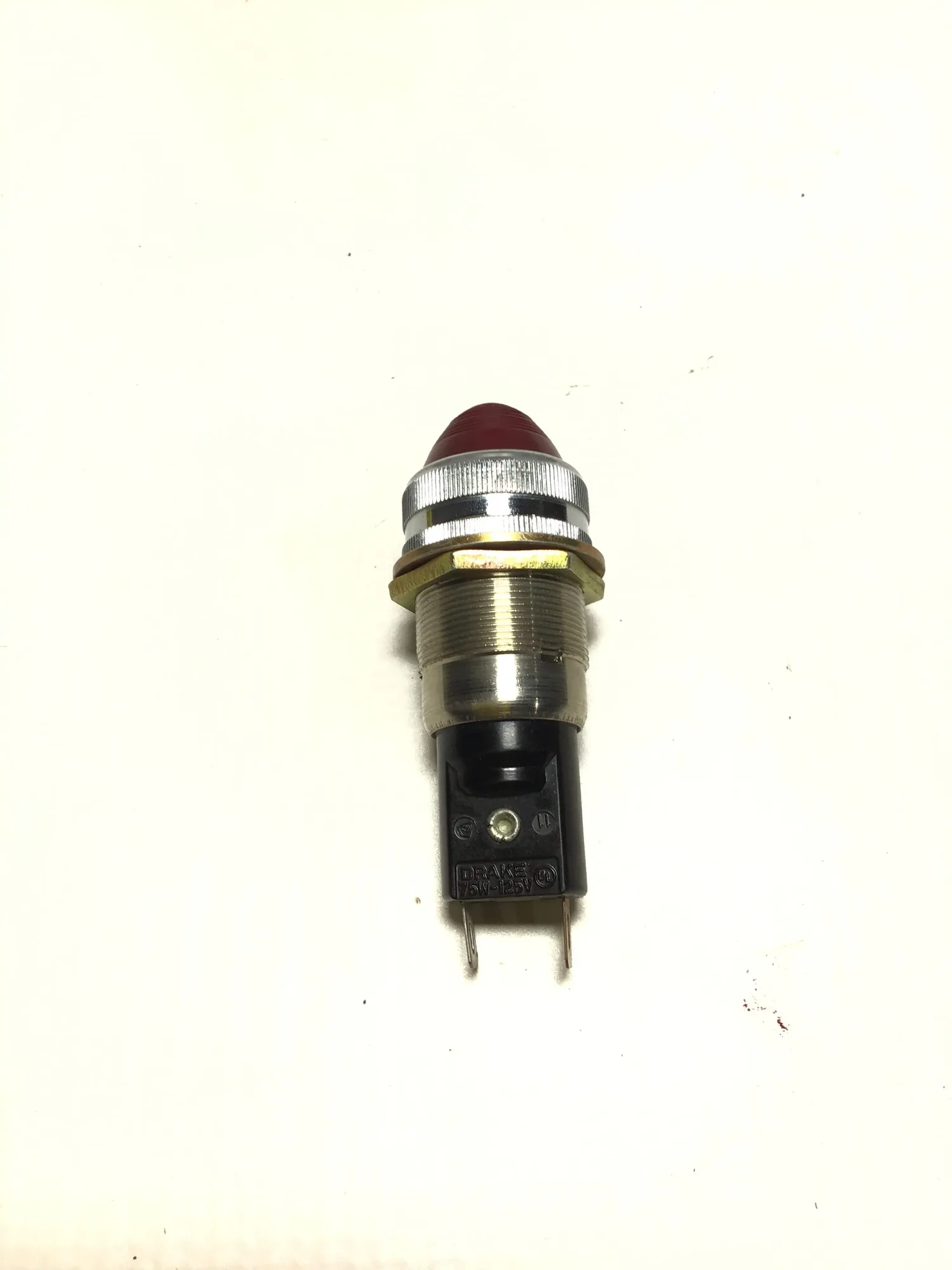 Drake Vintage Cut Glass Indicator Light (Lot of 2)