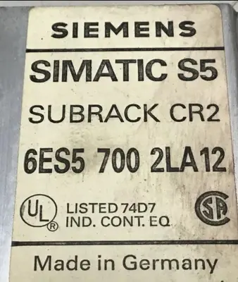 USED SIEMENS 6ES5 700-2LA12