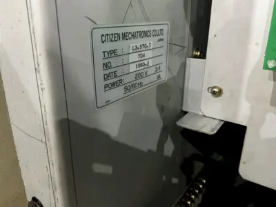1993 CITIZEN MODEL #L-20 SWISS CNC LATHE : YOBRO #25106