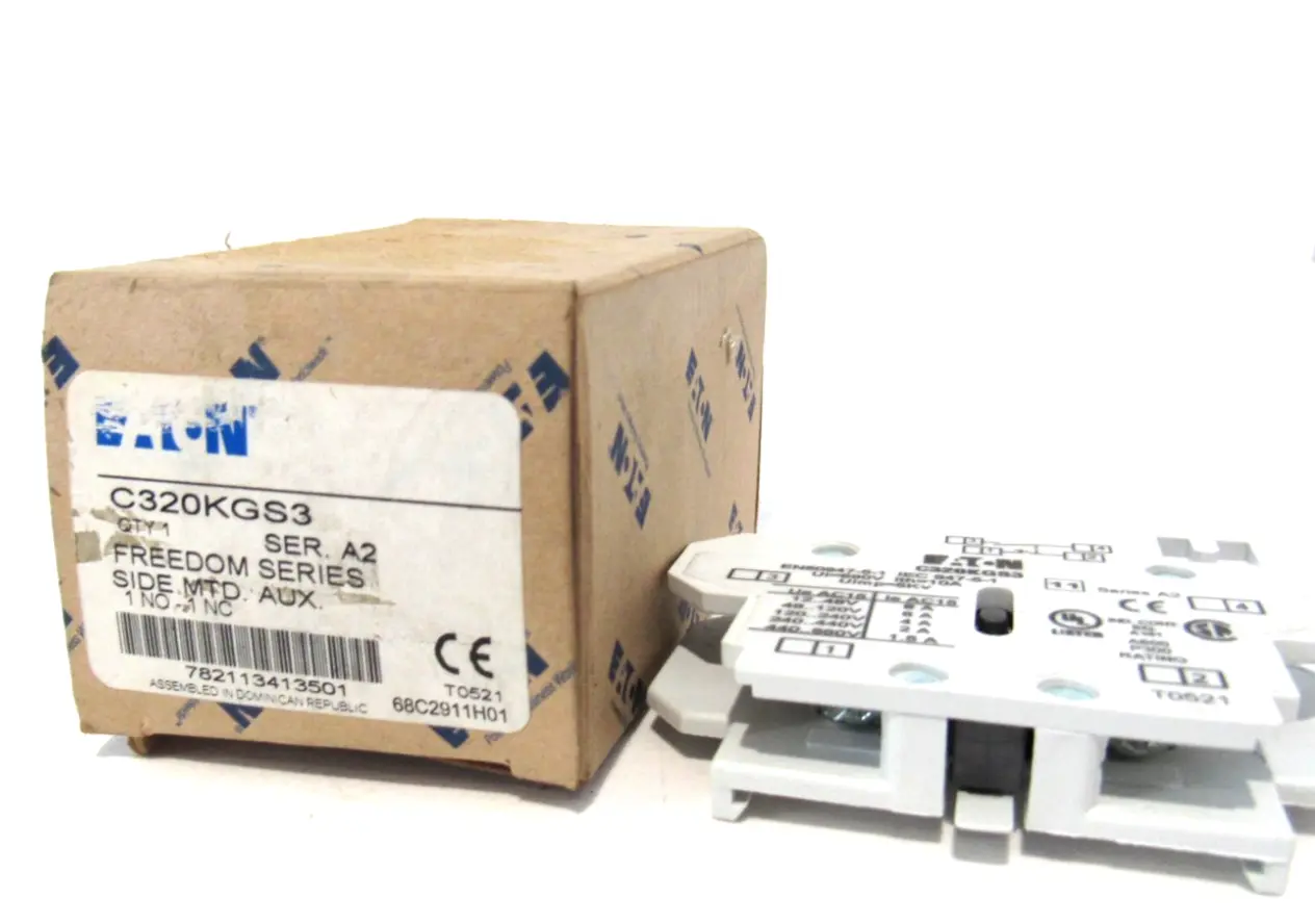 NEW EATON C320KGS3 AUXILIARY CONTACT