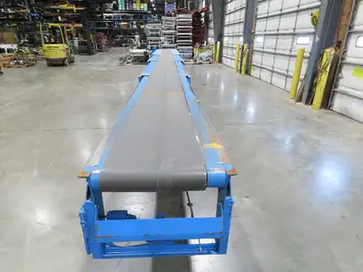 Stewart Glapat 1961T18SP 19'-61' Adjustoveyor Telescopic Conveyor 18" Belt 230V