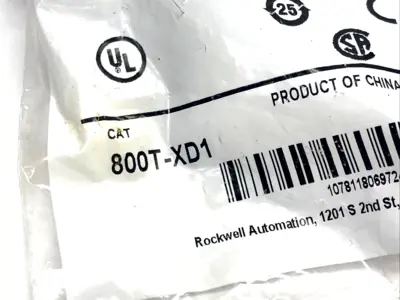 800T-XD1 | Allen Bradley  Ser. D Contact Block, Shallow, 30mm 1 N.O. - New