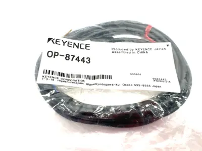 NEW KEYENCE PANEL/MONITOR POWER CABLE M8 4-PIN / STRAND WIRE 2 M
