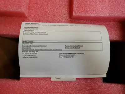 USED Siemens 6SL3210-1PE23-8UL0 SINAMICS PM240-2 POWER MODULE, 18.5kW