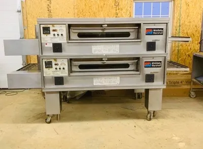 167-0500 Middleby Marshall PS570G Double Stack Conveyor Pizza Oven