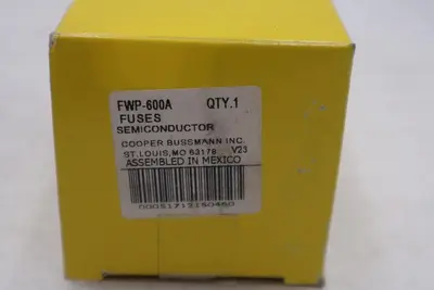 BUSSMANN FWP-600A FUSE NEW IN BOX (THREE AVAILABLE) STOCK GF-757 51712150460