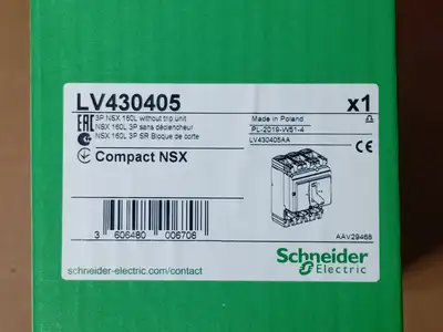 New | in-Stock SCHNEIDER LV430405 Switchgears British Columbia CA | Lenmark #1438271