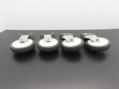 Payson 050/5 5" Swivel & 051-5 Fixed Caster Wheels Lot of 4