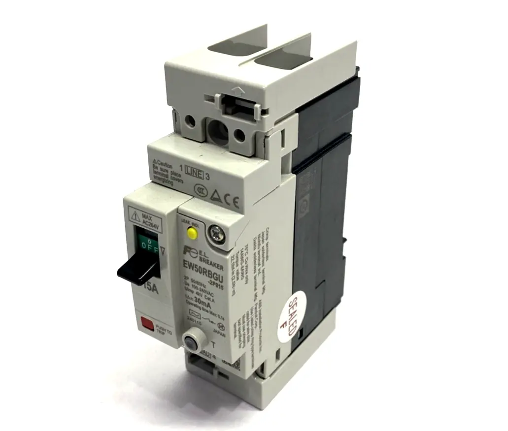 EW50RBGU-2P015B | Fuji Electric  15A 2-Pole 100-240VAC - New Other