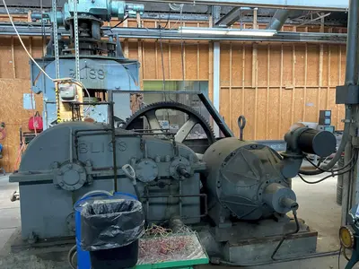 20" WIDE x 22" x 4-HI BLISS 100 HP POWERED ROLLING MILL: YOBRO #23828