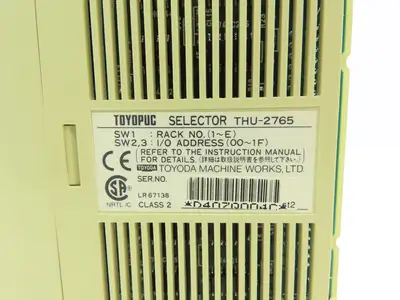 Toyoda Machine Works Toyopuc PLC Chassis Rack CPU Processor I/O Module *Read