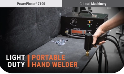 PowerPinner® 7100 – Light Duty – Portable Duct Lining Hand Welder
