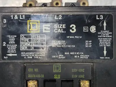 USED SQUARE D CL 8536