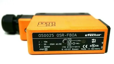 NEW EFECTOR OSR-FBOA PHOTOELECTRIC SENSOR OS0025 OSRFBOA