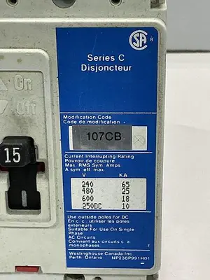 USED WESTINGHOUSE FD3015