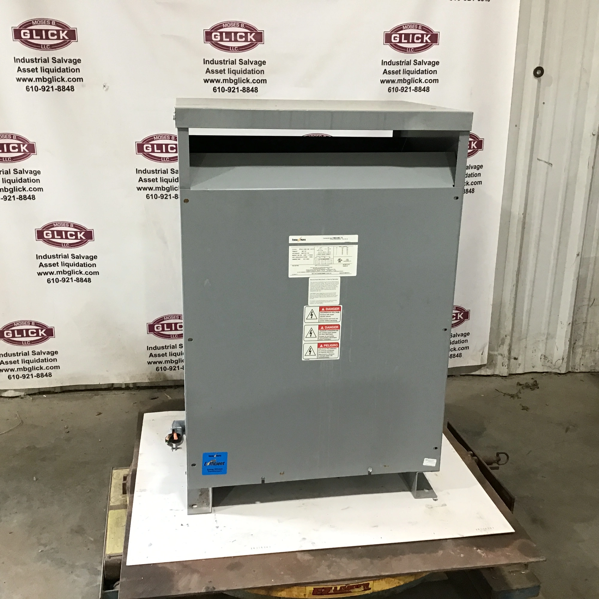 Federal Pacific 36B – T48LH10-75 Dry Type Transformer 75kVa 60Hz 3Phase 40°C Max