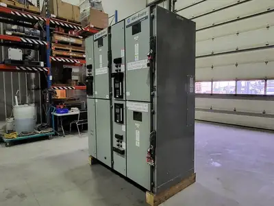 5kV/1200A Medium Voltage MCC Double Structure w/ Motor Protection Relays