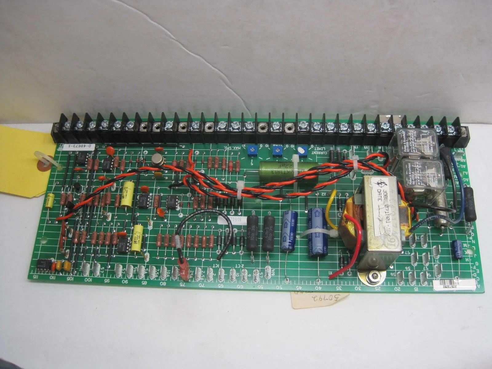 USED RELIANCE ELECTRIC 0-48673-1 DRIVER BOARD 0486731