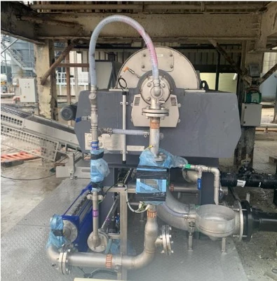 Hiller S/S Decanter Centrifuge model DP45N-422 60 kw