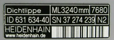 NEW HEIDENHAIN 315422-01 LINEAR SCALE LB302C LB302 ML320MM ML3240MM 31542201