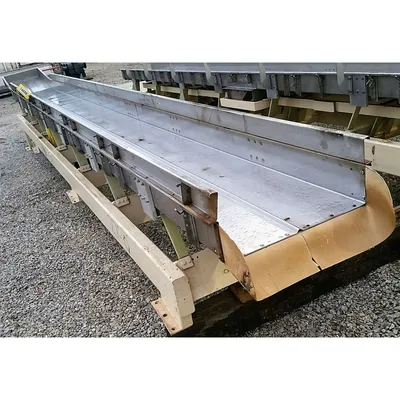 Used Cardwell Vib-o-vey 24"W X 27' L Stainless Steel Vibrating Shaker Conveyor