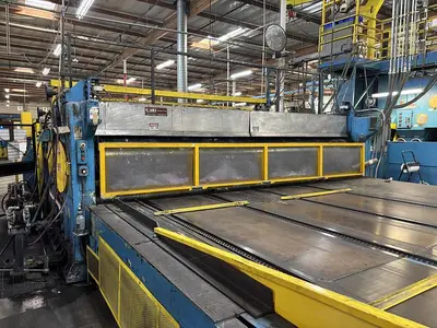 86″ x 185″ Universal 2 color Flexo Rotary Slotter