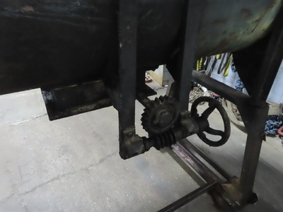 20 cu ft Double Ribbon Blender, CS trough, SS ribbon