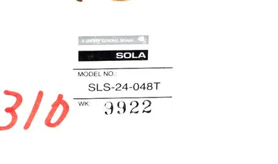 NEW SOLA ELECTRIC SLS-24-048T POWER SUPPLY SLS24048T