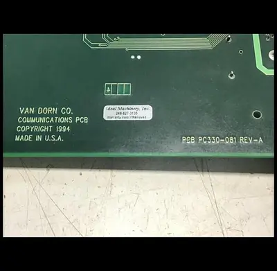 USED VAN DORN PC330-081 330-081