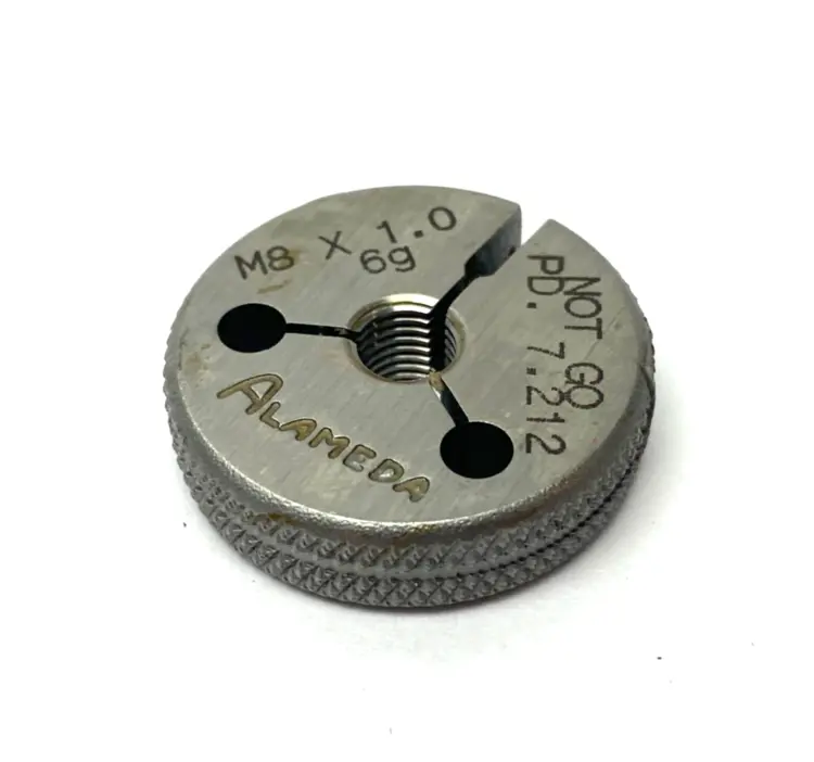 New | in-Stock ALAMEDA M8 X 1.0-6G THREADED RING GAUGE NOT GO PD 7.212 Pin & Plug Gages Michigan US | Maverick Industrial Sales #1123040