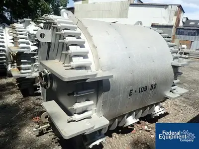 USED Alfa Laval 1,950 Sq Ft Alfa Laval Spiral Heat Exchanger, 304 S/S, 80#